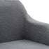 Swen Studio -  Swivel Dining Chairs 6 pcs Light Grey Fabric (UK/IE/FI/NO only) (6x331498)